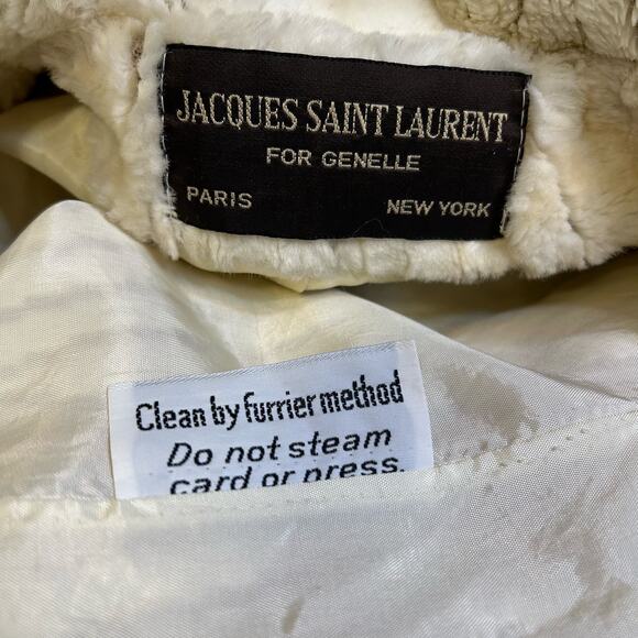 Jacques Saint Laurent for Genelle Fur Jacket Coat MobWife - Picture 6 of 6